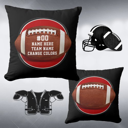 Gifts for Senior Football Players Football Pillow