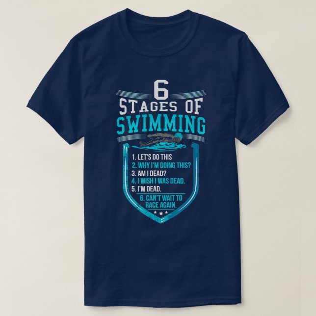 Gifts For Swimmers Swim Team Swimming Funny Swimme T-Shirt (Design Front)