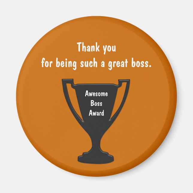 Gifts For The Boss Magnet (Front)