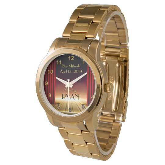 Gifts For Theatre Lovers Custom Bar Mitzvah Gifts Watch Zazzle
