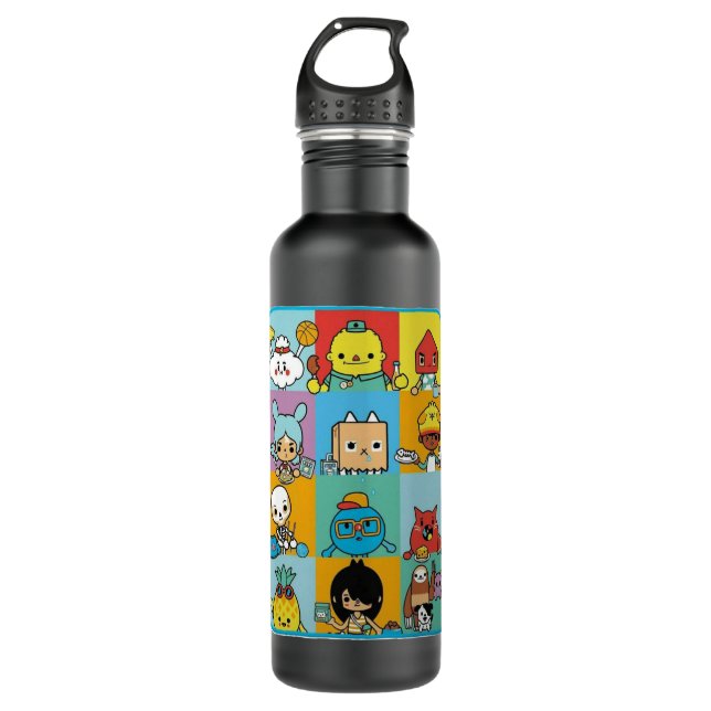 Gifts For Women An App Development Toca Boca Studi Stainless Steel Water Bottle (Front)