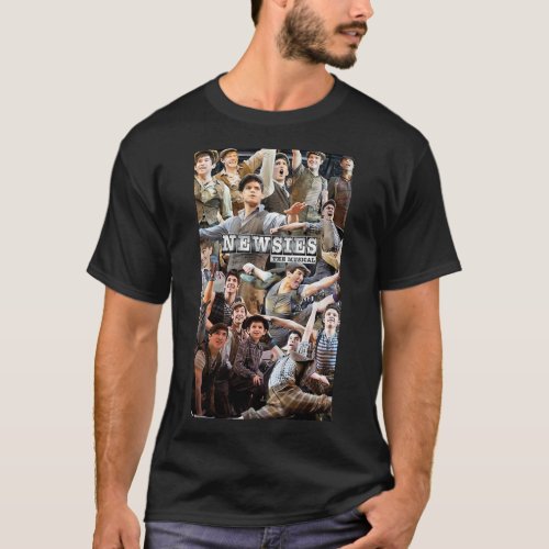 Gifts For Women Collage Newsies The Musical T_Shirt