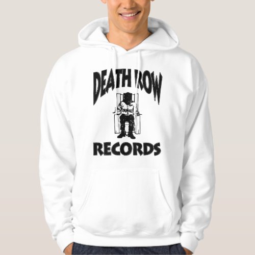 Gifts For Women Death Row Records Retro Vintage Hoodie