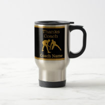 Gifts for Wrestling Coaches, Your TEXT and COLORS Travel Mug Gifts for Wrestling Coaches, Your TEXT and COLORS Travel Mug