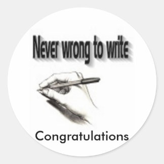 Gifts for writers stickers