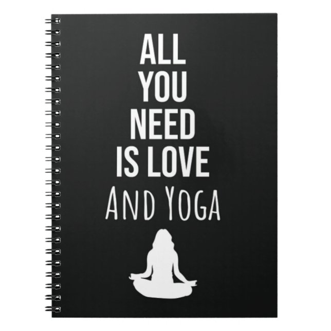 Gifts For Yoga Enthusiasts For Her Notebook (Front)