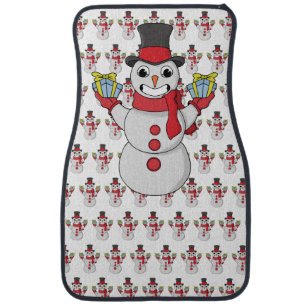 Gifts for you from Snowman Car Floor Mat