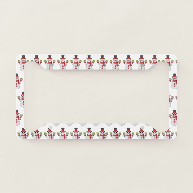Gifts for you from Snowman License Plate Frame (Front)