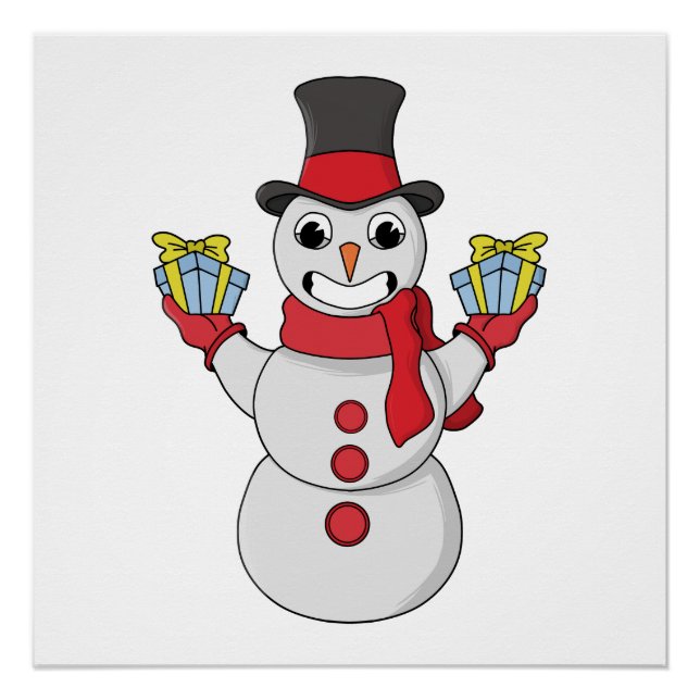 Gifts for you from Snowman Poster (Front)
