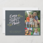 Gifts From Above Religious Christmas Photo Card at Zazzle