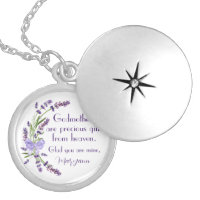 Gifts from Heaven Personalized Godmother Necklace