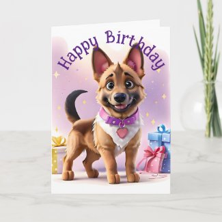 Gifts Galore Alsatian Puppy's Special Day Birthday