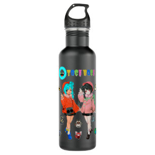 Gifts Idea Manga Toca Boca Anime Love You Stainless Steel Water Bottle