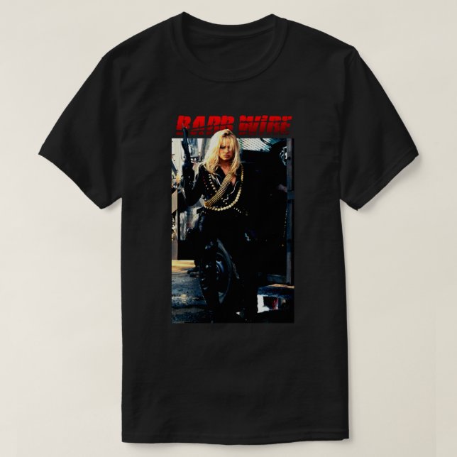 Gifts Men Superhero Barb Movie Wire Graphic Fan T-Shirt (Design Front)