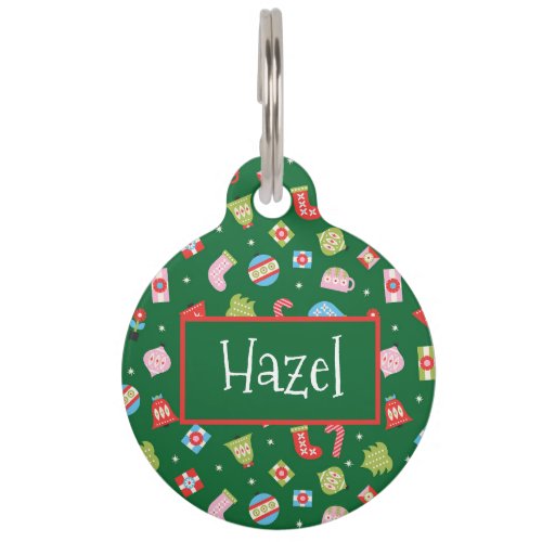 Gifts of Christmas Personalized Pet ID Tag