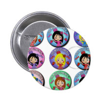 Gifts of I am Very Flamenco Multicoloured… 2 Inch Round Button
