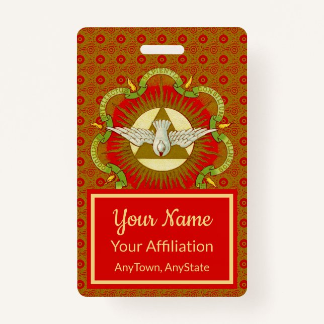Gifts of the Holy Spirit (BK 026) Badge (Front)
