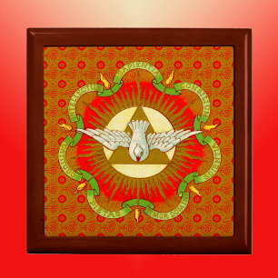 Gifts of the Holy Spirit (BK 026) Ceramic Tile 2 Gift Box