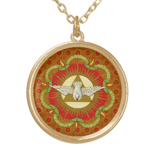 Gifts of the Holy Spirit BK 026 Gold Plated Necklace