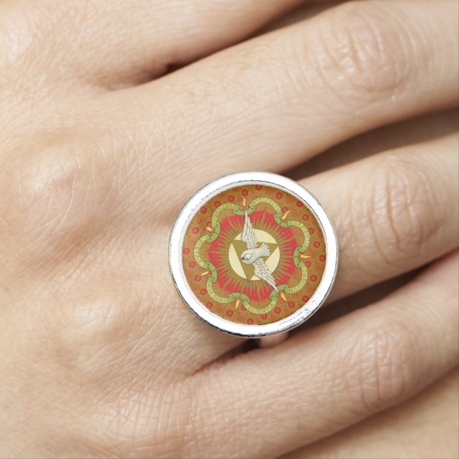 Gifts of the Holy Spirit (BK 026) Ring (In Situ)