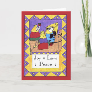 Gifts of the Magi - Joy, Love, Peace Holiday Card