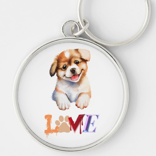 Gifts Personalized pet image dog lover Keychain