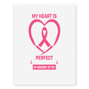 Gifts Pink Memory Of Granddaughter Temporary Tattoos