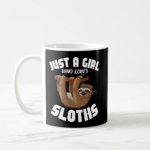 Gifts T Shirt For Girls Kids Just A Girl Who Loves Coffee Mug