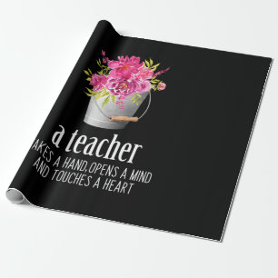 Gifts Teacher   A Teacher Takes A Hand Wrapping Paper