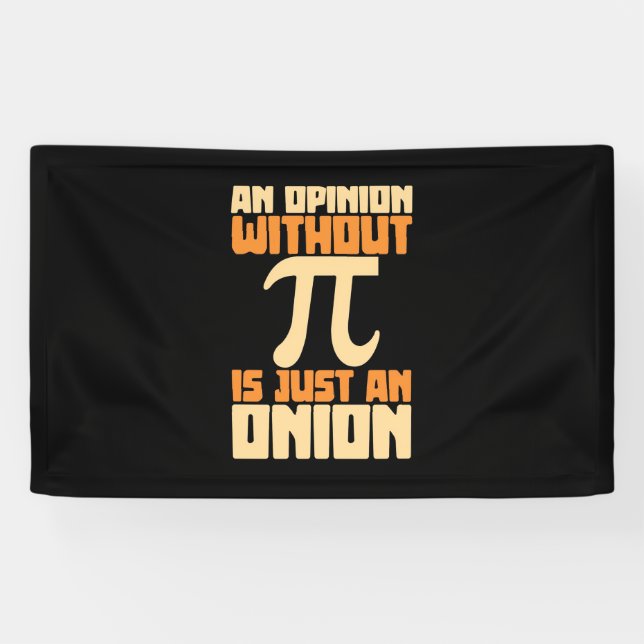 Gifts Teacher | An Opinion Without Pi Banner (Horizontal)