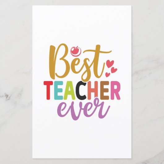 Gifts Teacher | Best Teacher Ever (Front)