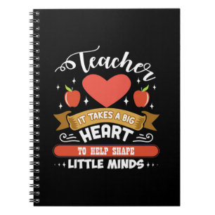 Gifts Teacher   Big Heart Teacher Notebook