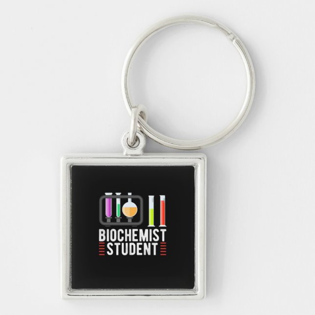 Gifts Teacher | Biochemist Student Keychain (Front)