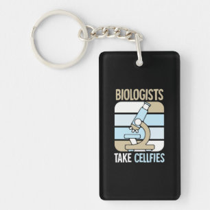 Gifts Teacher Biologists Take Cellfies Keychain