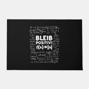Gifts Teacher   Bleib Positiv Math Teacher Doormat