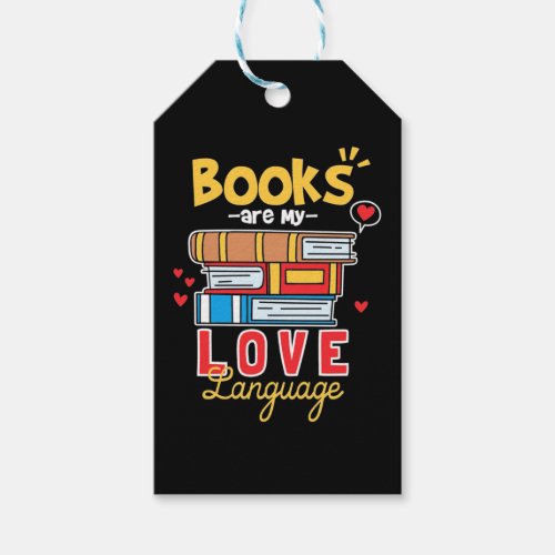 Gifts Teacher  Books Are My Love Language Gift Tags