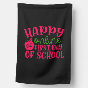 Gifts Teacher Happy Online First Day Of School House Flag