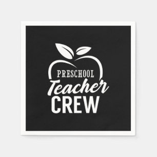 Gifts Teacher Preschool Teacher Crew Napkins