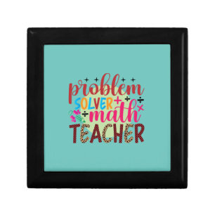 Gifts Teacher Problem Solver Math Teacher Gift Box