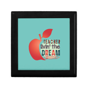 Gifts Teacher Teacher Living The Dream Gift Box