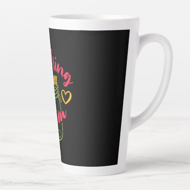 Gifts Teacher | Teaching Is My Jam Latte Mug (Right)