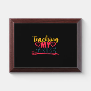 Gifts Teacher Teaching My Tribe Award Plaque