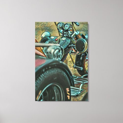 gifts to get motorcyclists canvas print