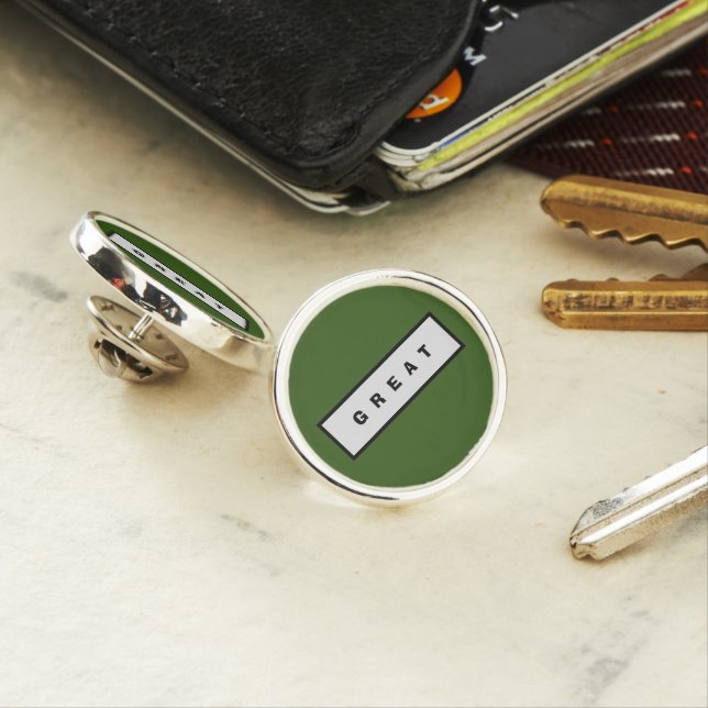 Gifts Under 75$ Accessories Authority® GREAT Lapel Pin (In Situ)