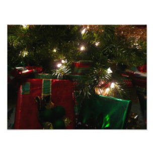 Gifts Under the Tree Christmas Holiday Photo Print