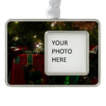 Gifts Under the Tree Christmas Holiday Scene Christmas Ornament