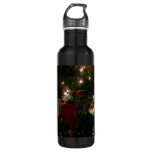 Gifts Under the Tree Christmas Holiday Scene Stainless Steel Water Bottle
