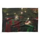 Gifts Under the Tree Christmas Holiday Scene Towel