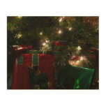 Gifts Under the Tree Christmas Holiday Wood Wall Decor