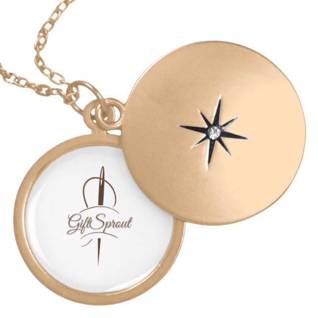 GiftSpout Keepsake Locket Necklace (Front)